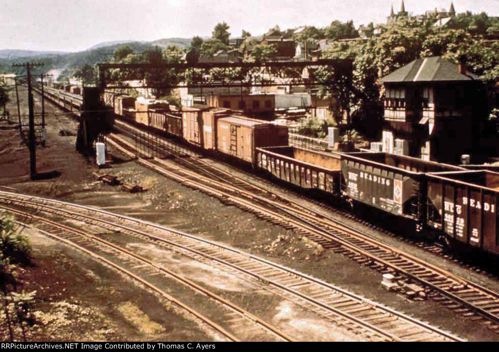 PRR Westbound at 17th Street, 1955